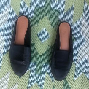 Black loafers